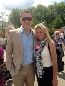 David Walliams and Lynne Allbutt