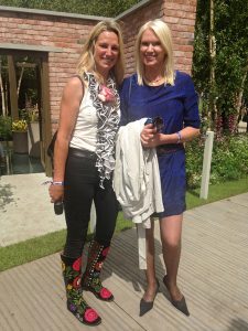 Anneka Rice and Lynne Allbutt