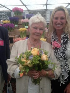 Dame Judi Dench and Lynne Allbutt